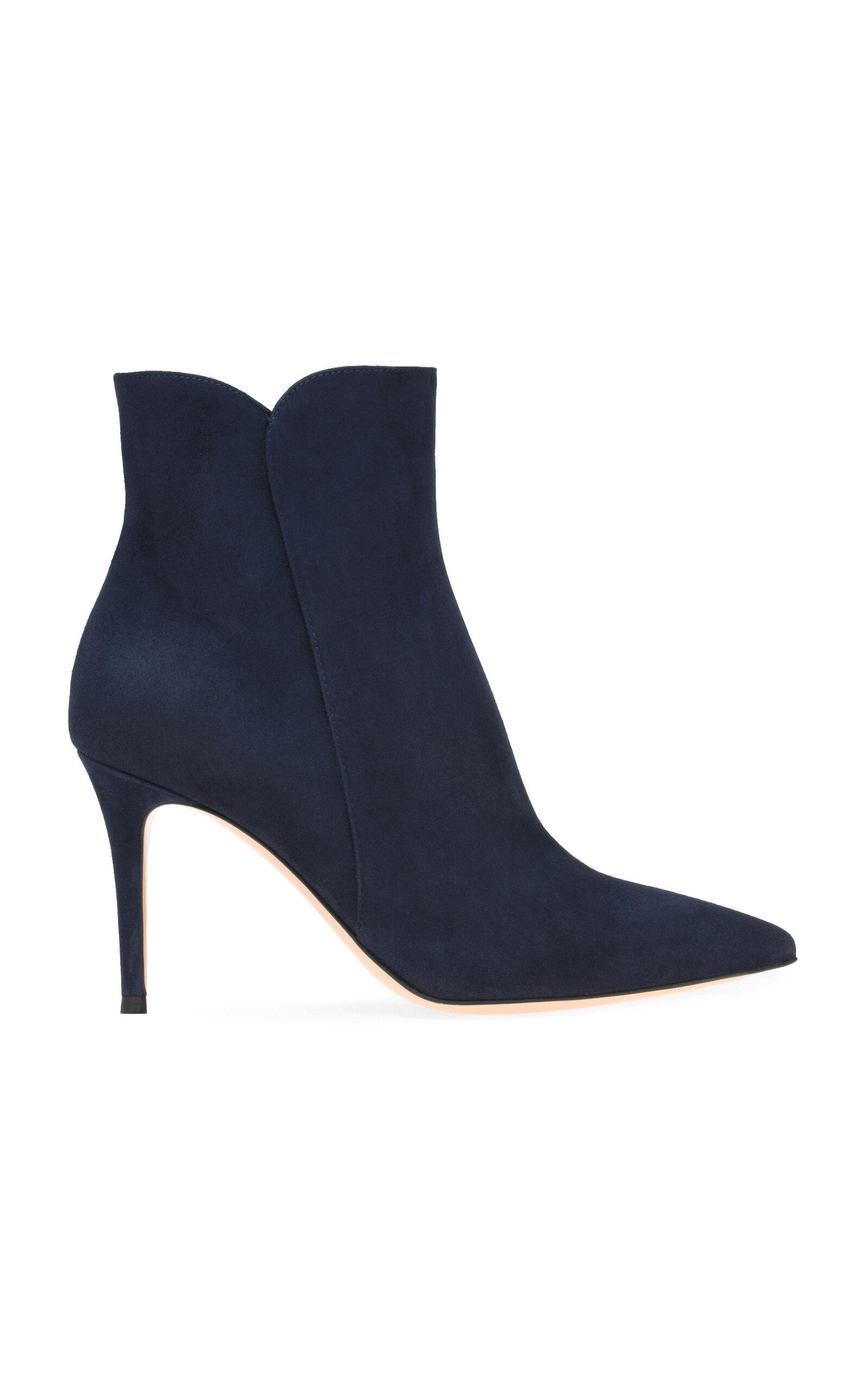 Gianvito Rossi Levy Leather Ankle Boots - Moda Operandi by GIANVITO ROSSI
