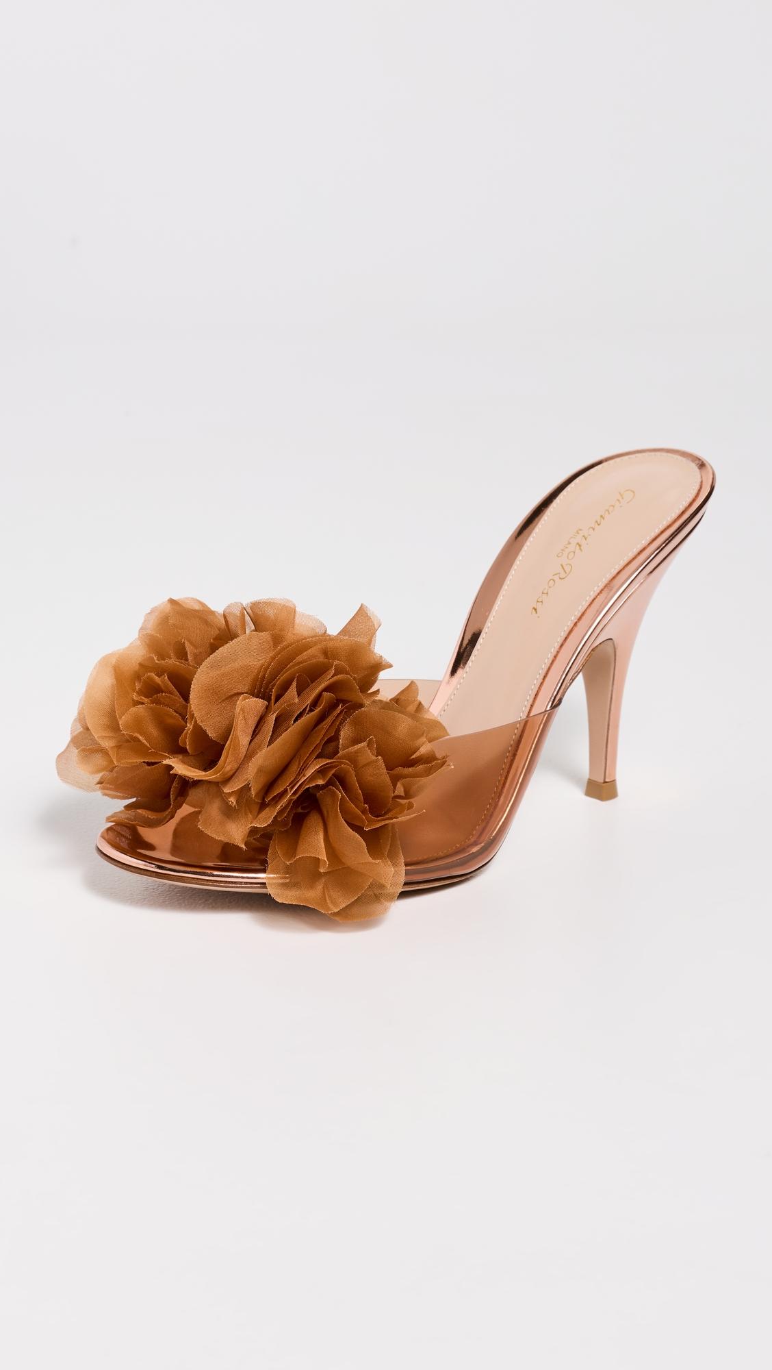 Glass Metallic Heels by GIANVITO ROSSI