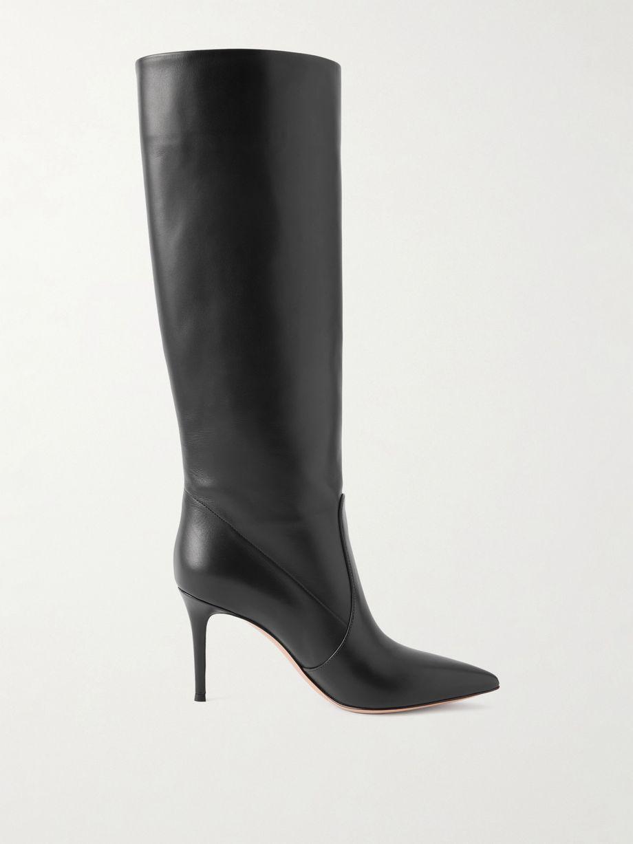 Hansen 85 leather knee boots by GIANVITO ROSSI