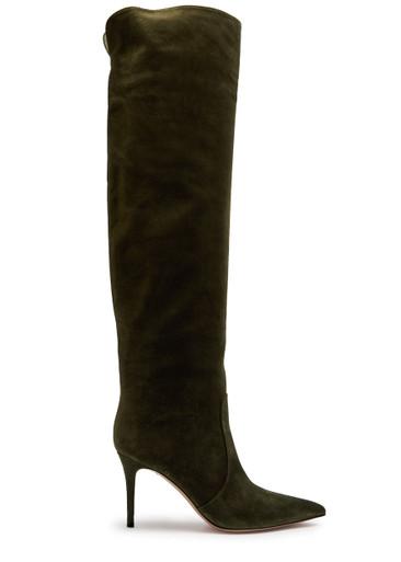 Hansen suede over-the-knee boots by GIANVITO ROSSI