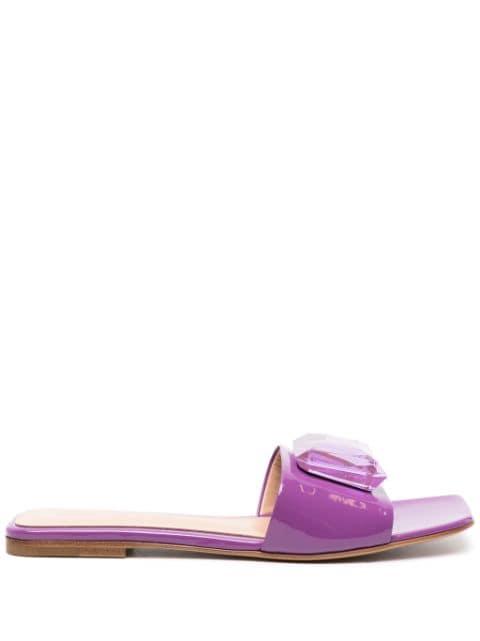 Jaipur crystal-embellished slides by GIANVITO ROSSI
