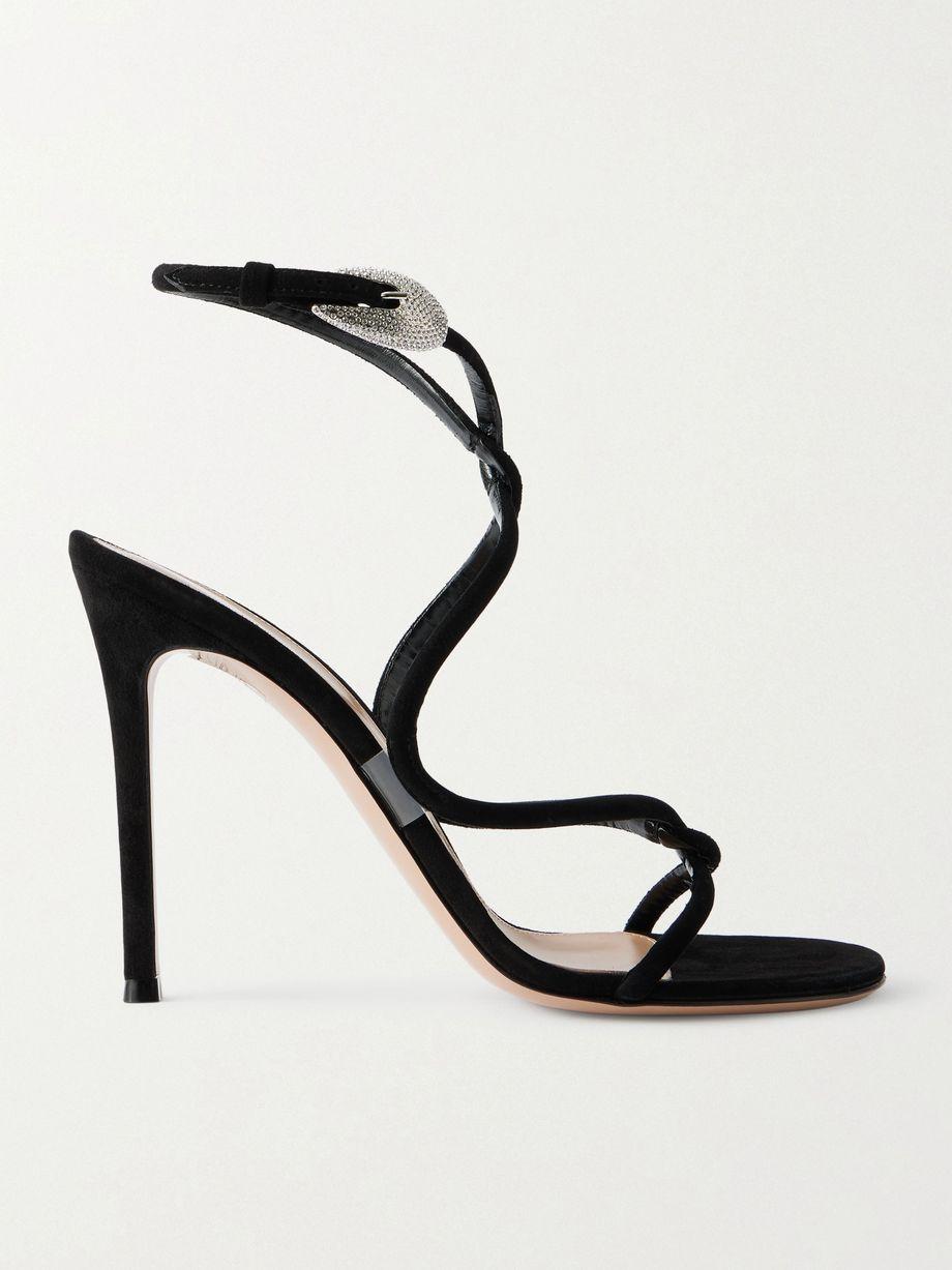 Jungle Mamba 105 suede sandals by GIANVITO ROSSI