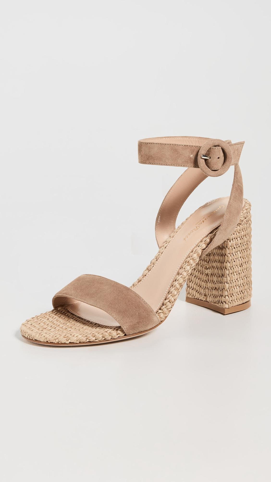 Luana Camoscio Marbella Heels by GIANVITO ROSSI