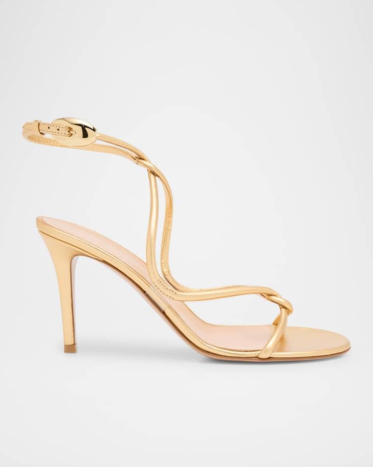 Mamba Napa Leather Serpent Sandals by GIANVITO ROSSI