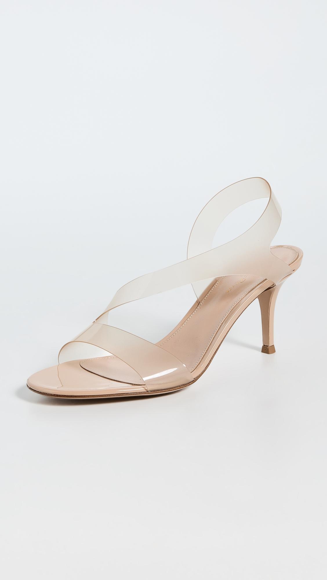 Metropolis Glass Vernice Heels by GIANVITO ROSSI