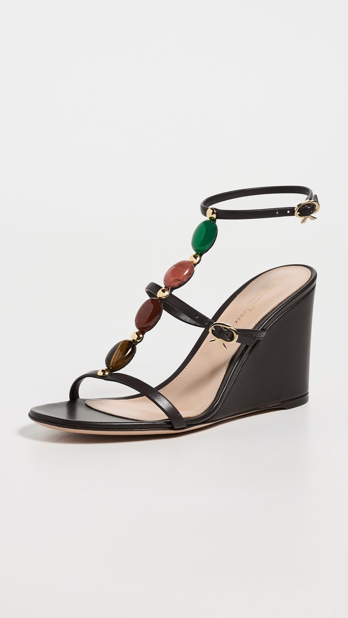 Nappa Wedge Sandals by GIANVITO ROSSI