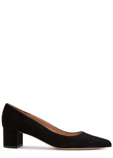 Piper 45 suede pumps by GIANVITO ROSSI