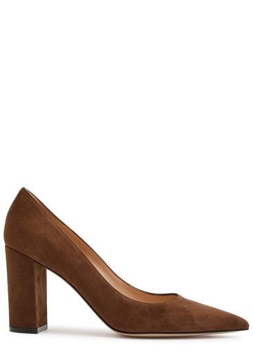 Piper 85 suede pumps by GIANVITO ROSSI