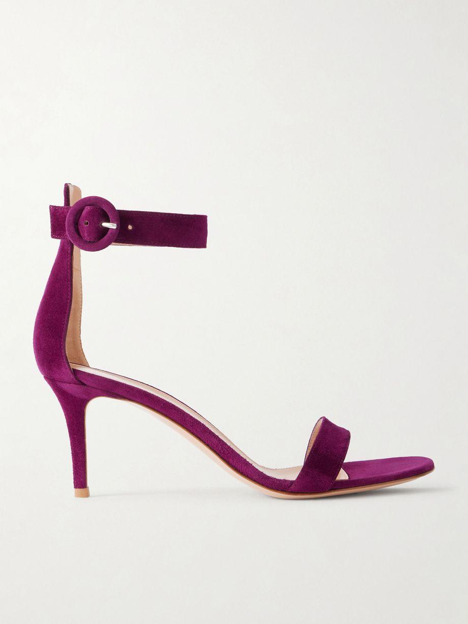Portofino 70 suede sandals by GIANVITO ROSSI