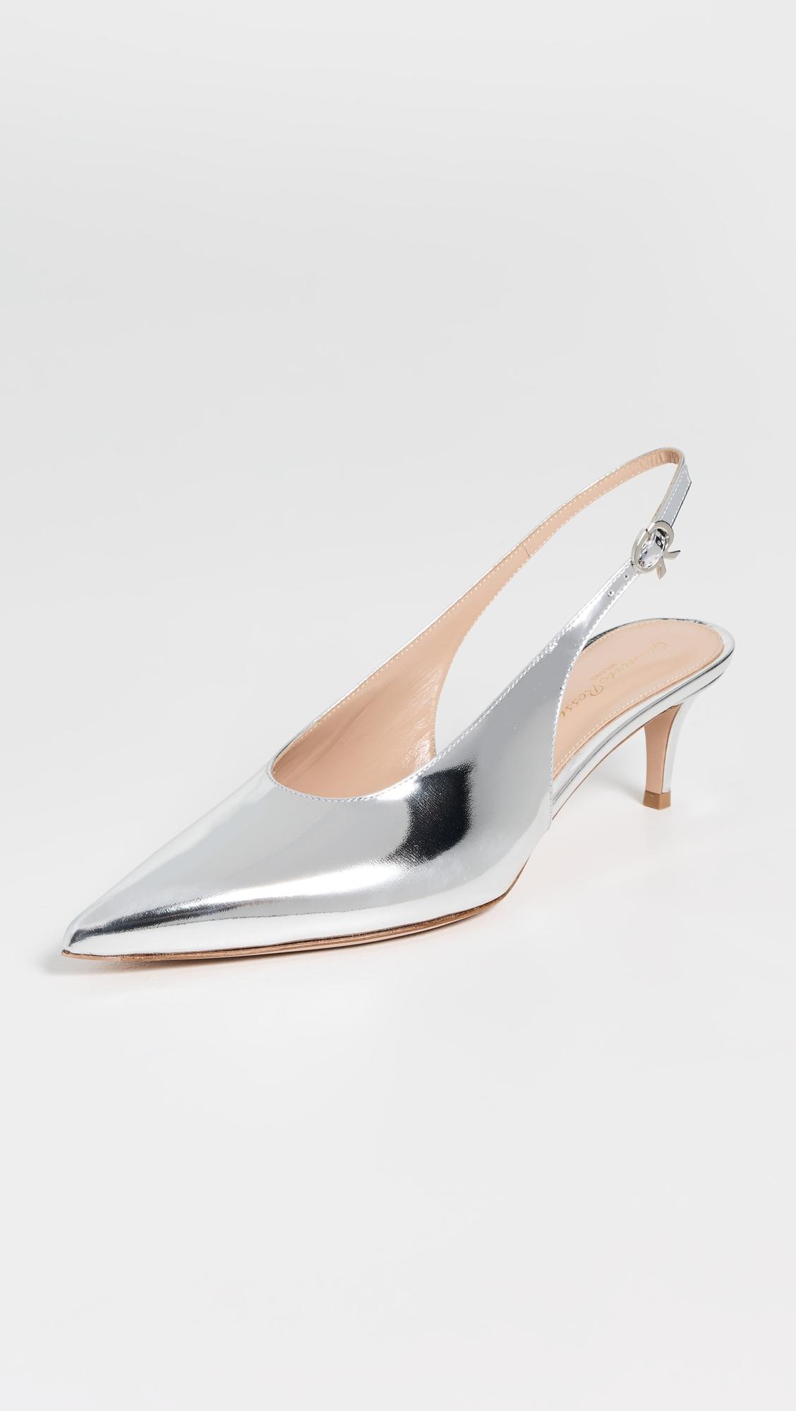 Robbie Sling Metal Heels by GIANVITO ROSSI