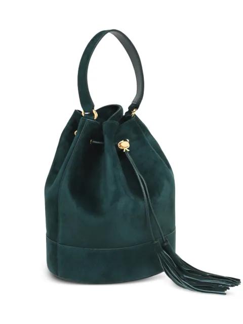 SIENNA 22 tassel-detail bucket bag by GIANVITO ROSSI