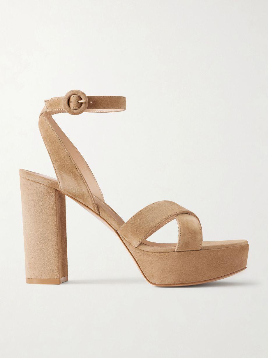 Sabrina 70 suede sandals by GIANVITO ROSSI