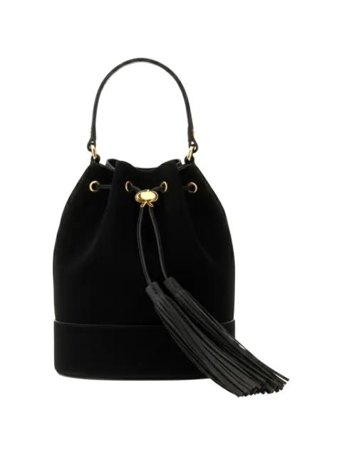 Sienna tasel-detail leather bucket bag by GIANVITO ROSSI