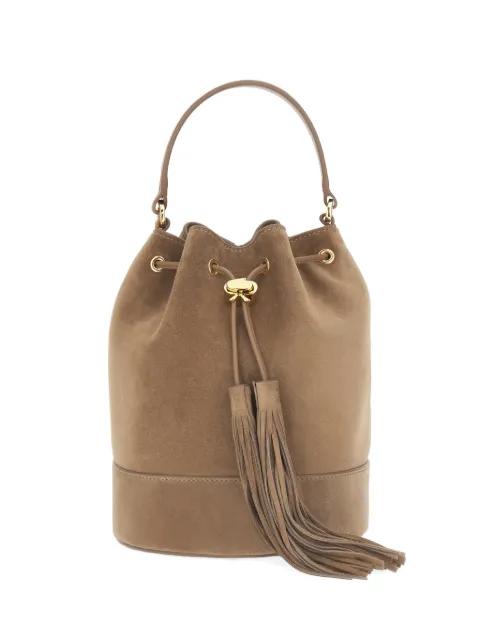 Sienna tassel-detail bucket bag by GIANVITO ROSSI