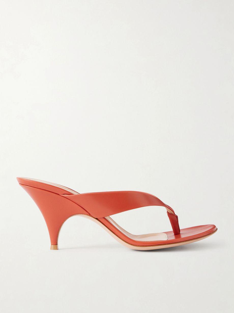 Sofia 70 leather thong sandals by GIANVITO ROSSI