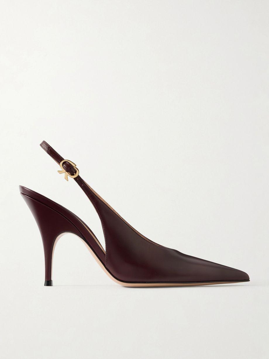 Sofia 95 leather slingback pumps by GIANVITO ROSSI