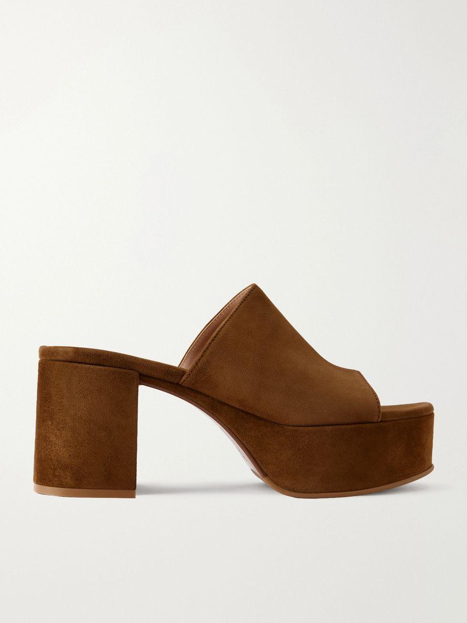 Suede 35 platform mules by GIANVITO ROSSI
