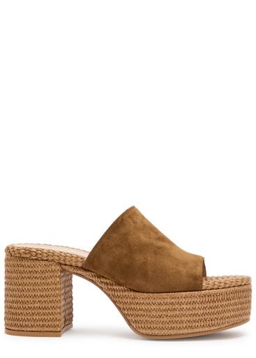 Suede espadrille sandals by GIANVITO ROSSI