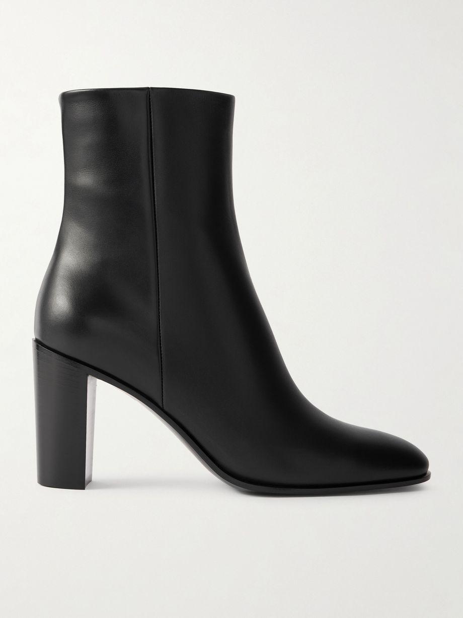 Vitello Glove 85 leather ankle boots by GIANVITO ROSSI