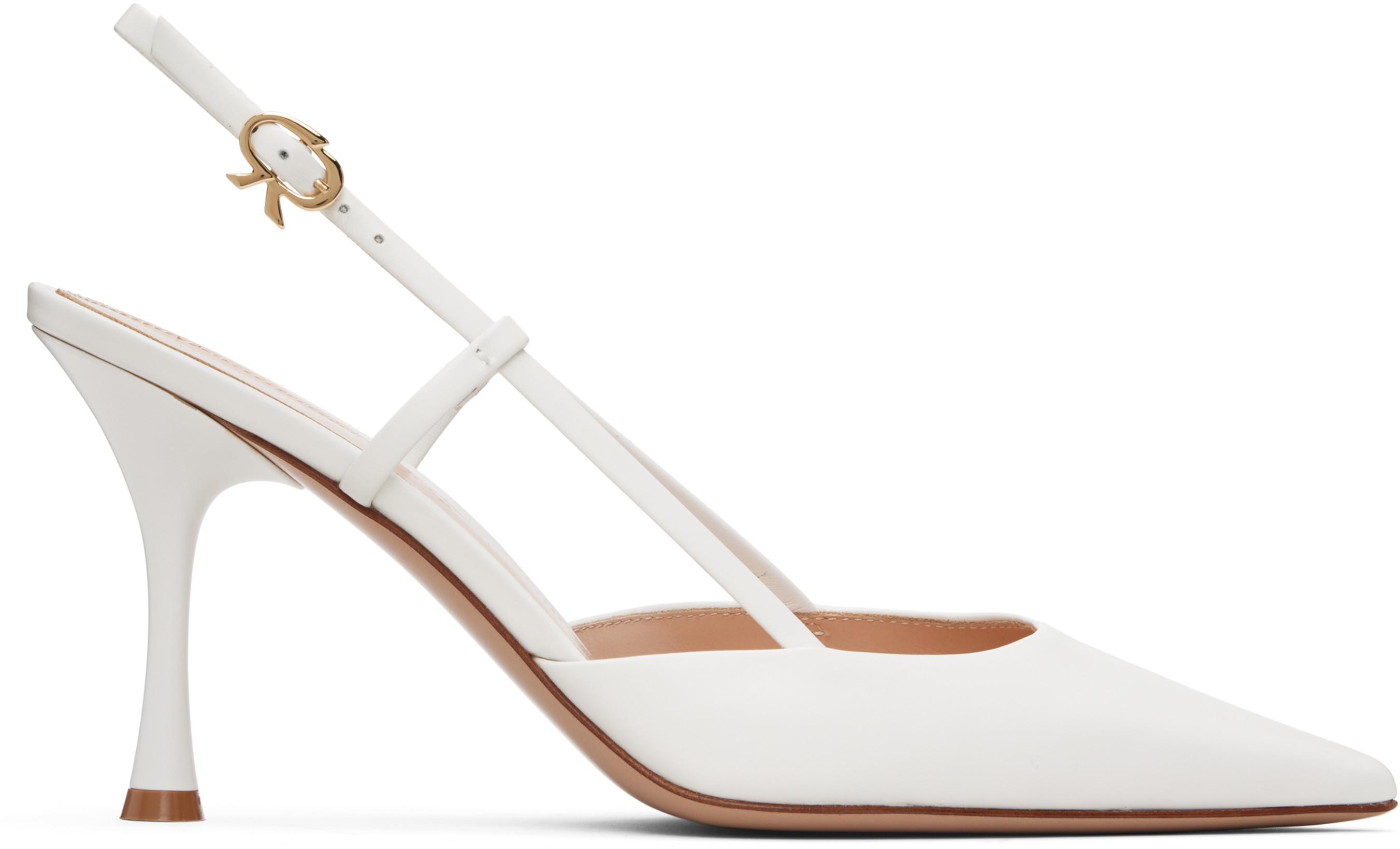 White Ascent Heels by GIANVITO ROSSI