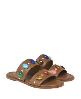 Women's Pasha 05 Flat Slide by GIANVITO ROSSI