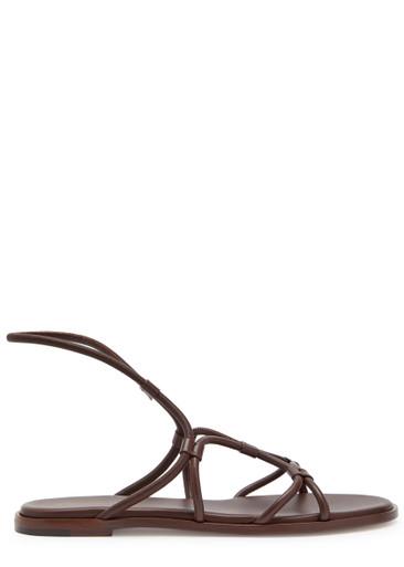 Woven leather sandals by GIANVITO ROSSI