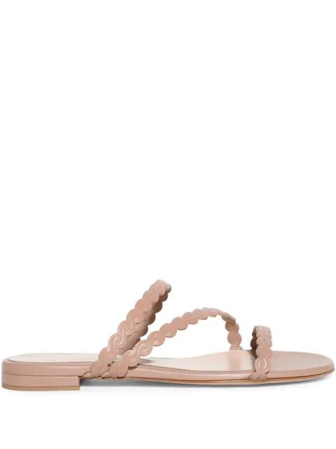 leather slides by GIANVITO ROSSI