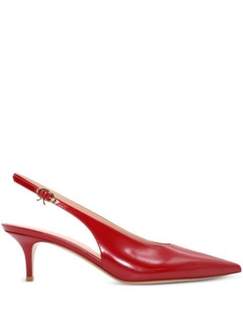 leather slingback pumps by GIANVITO ROSSI