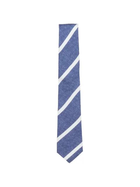 stripe-pattern silk tie by GIERRE MILANO