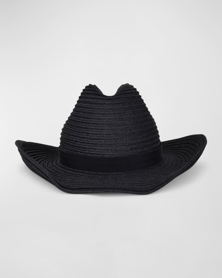Britney Hemp Cowboy Hat by GIGI BURRIS MILLINERY
