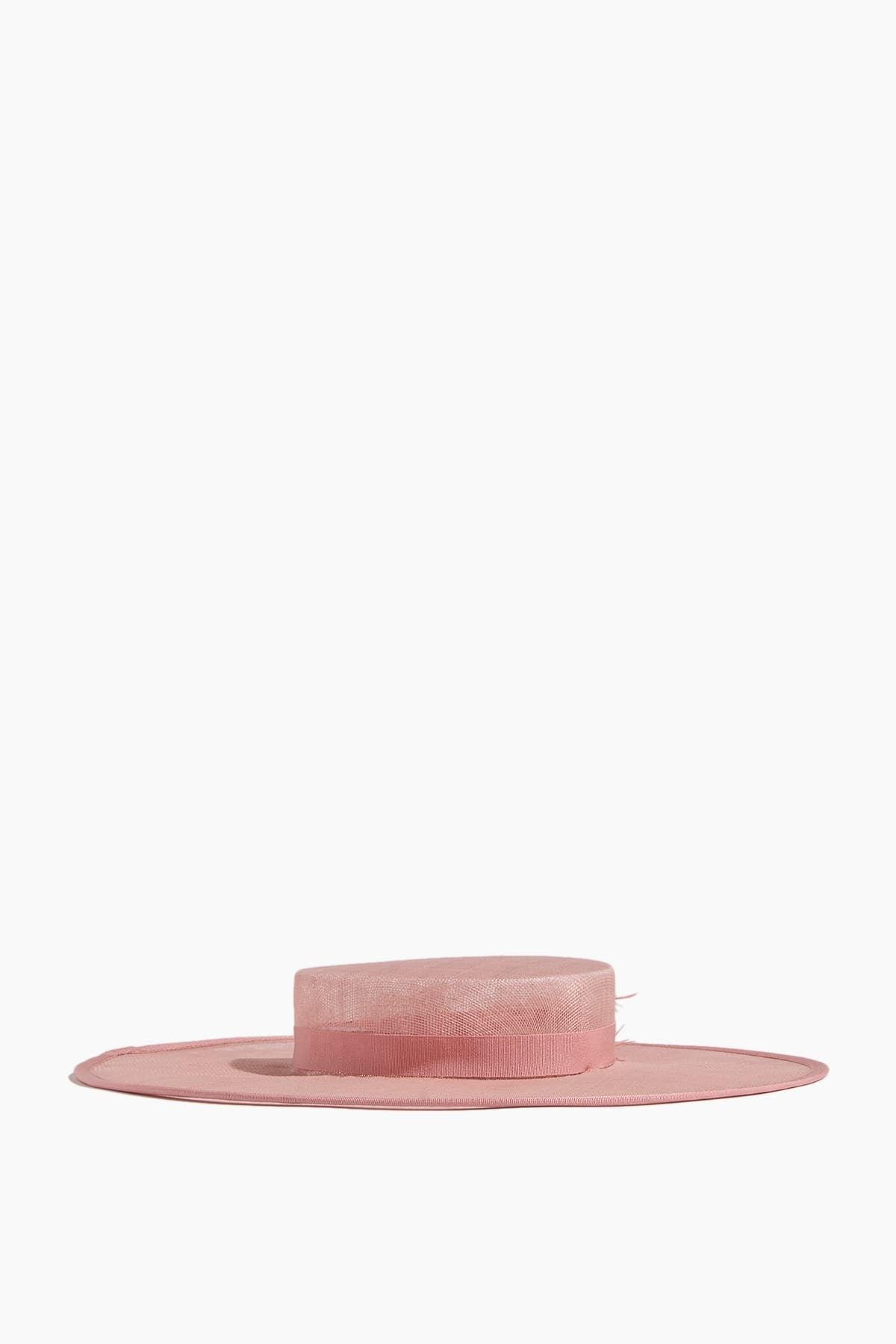 Calista Hat in Blush by GIGI BURRIS MILLINERY