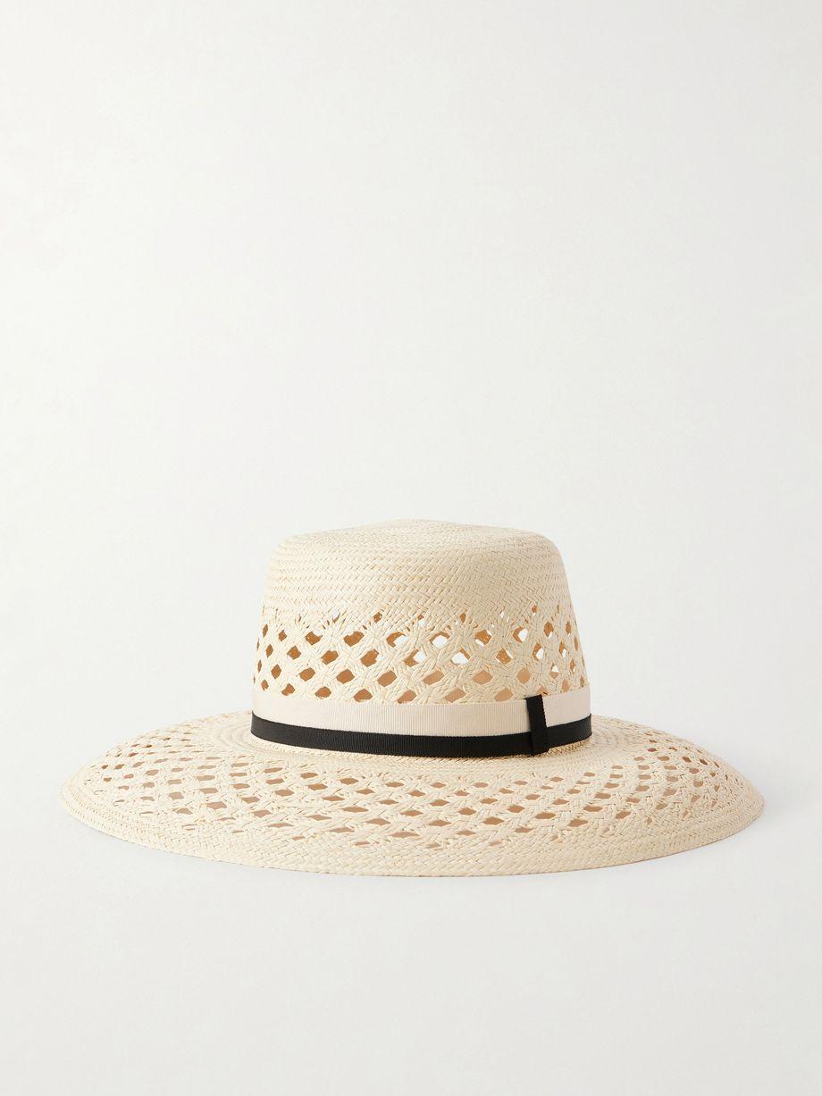 Clara woven straw sunhat by GIGI BURRIS MILLINERY