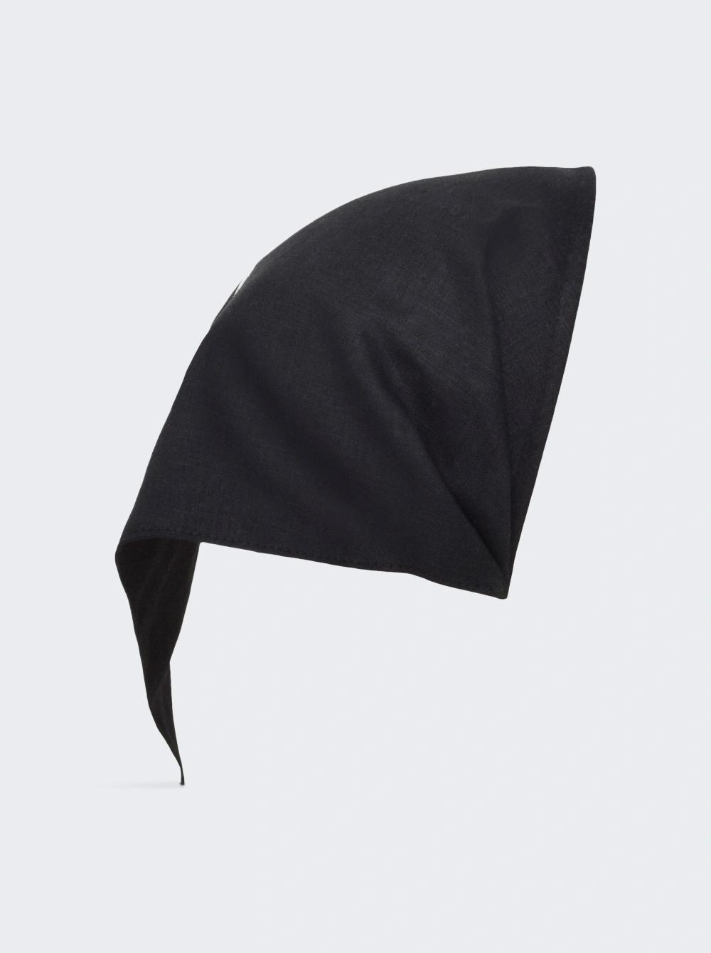 Elsa Kerchief Black  | The Webster by GIGI BURRIS MILLINERY