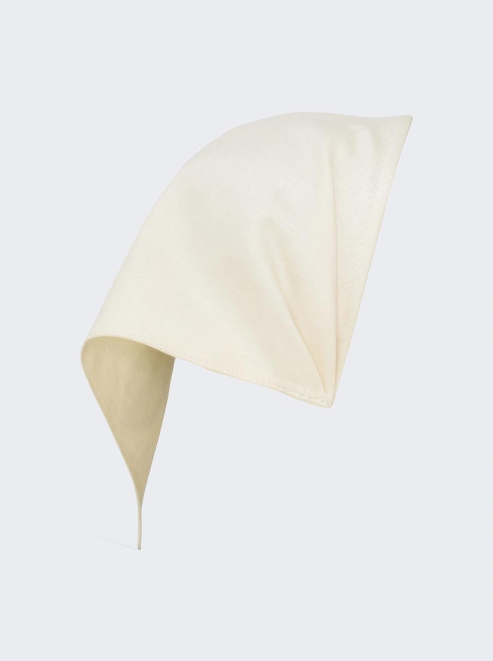 Elsa Kerchief Flax  | The Webster by GIGI BURRIS MILLINERY