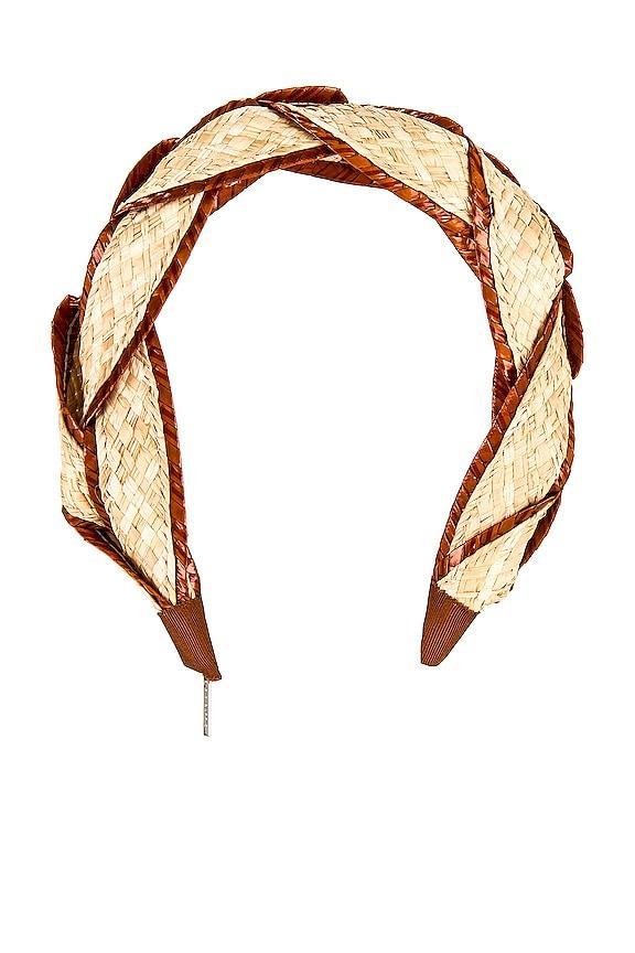 Gigi Burris Ava Headband in Neutral by GIGI BURRIS MILLINERY