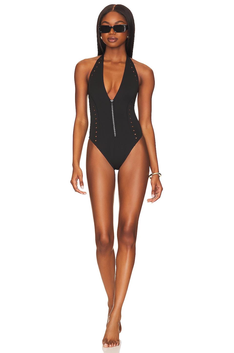 GIGI C Grace One Piece in Black by GIGI C