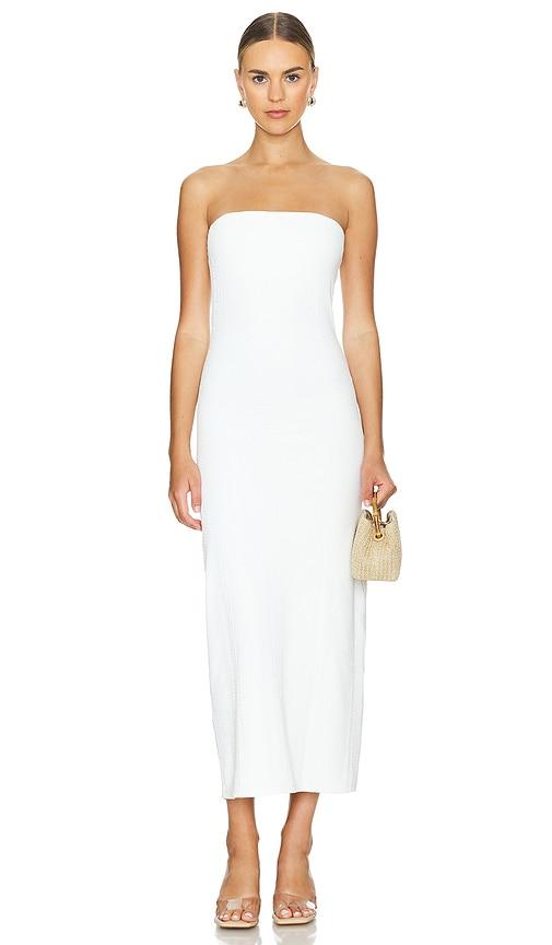 GIGI C Maya Dress in White by GIGI C