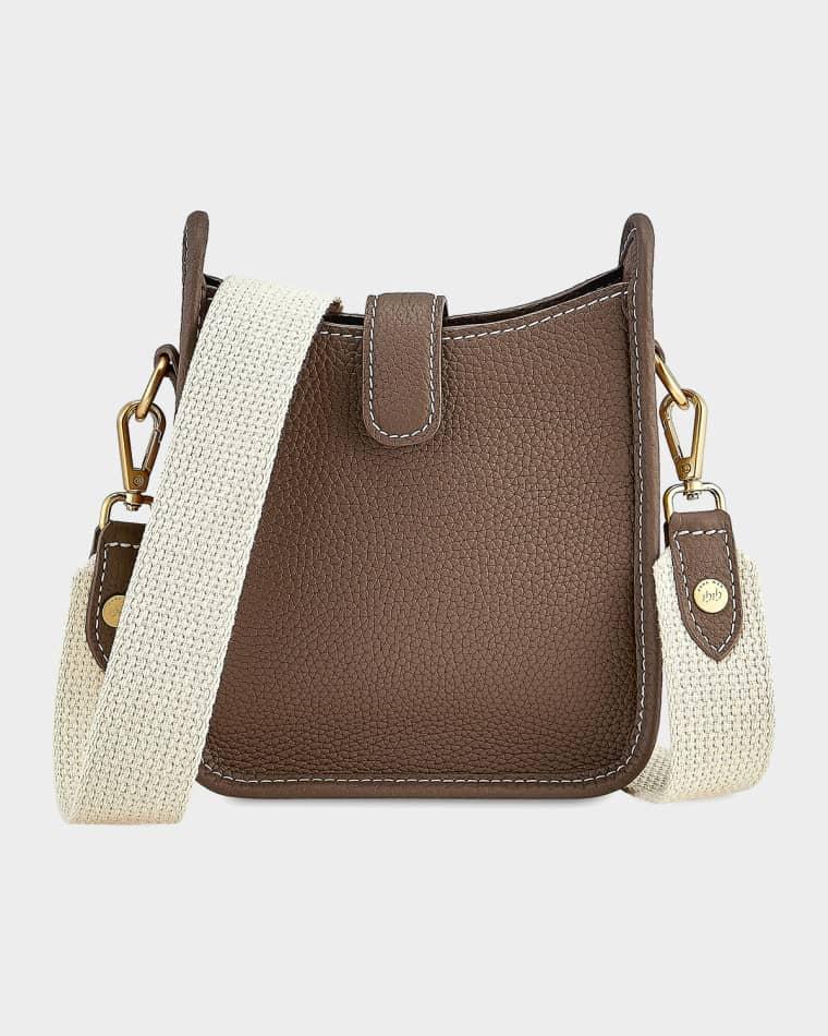 Ellie Pebble Leather Crossbody Bag by GIGI NEW YORK