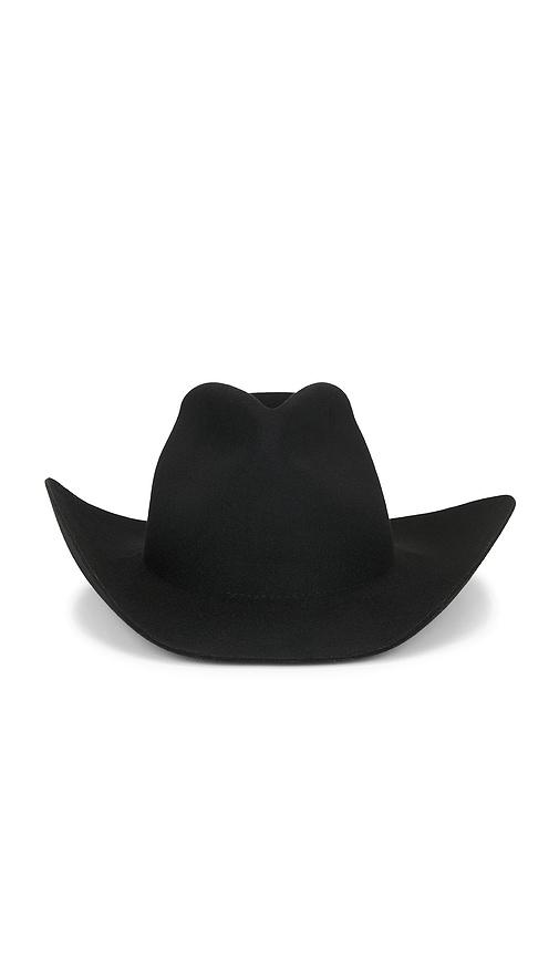 Gigi Pip Charlie Cowboy Hat in Black by GIGI PIP