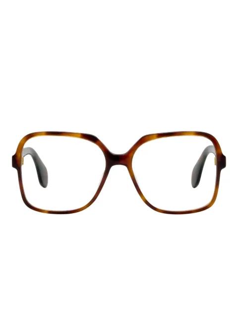 Dalia geometric-frame glasses by GIGI STUDIOS