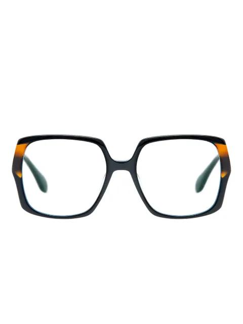 Ria geometric-frame glasses by GIGI STUDIOS