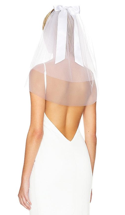 Gigi & Olive Ribbon Bow Veil in White by GIGI&OLIVE