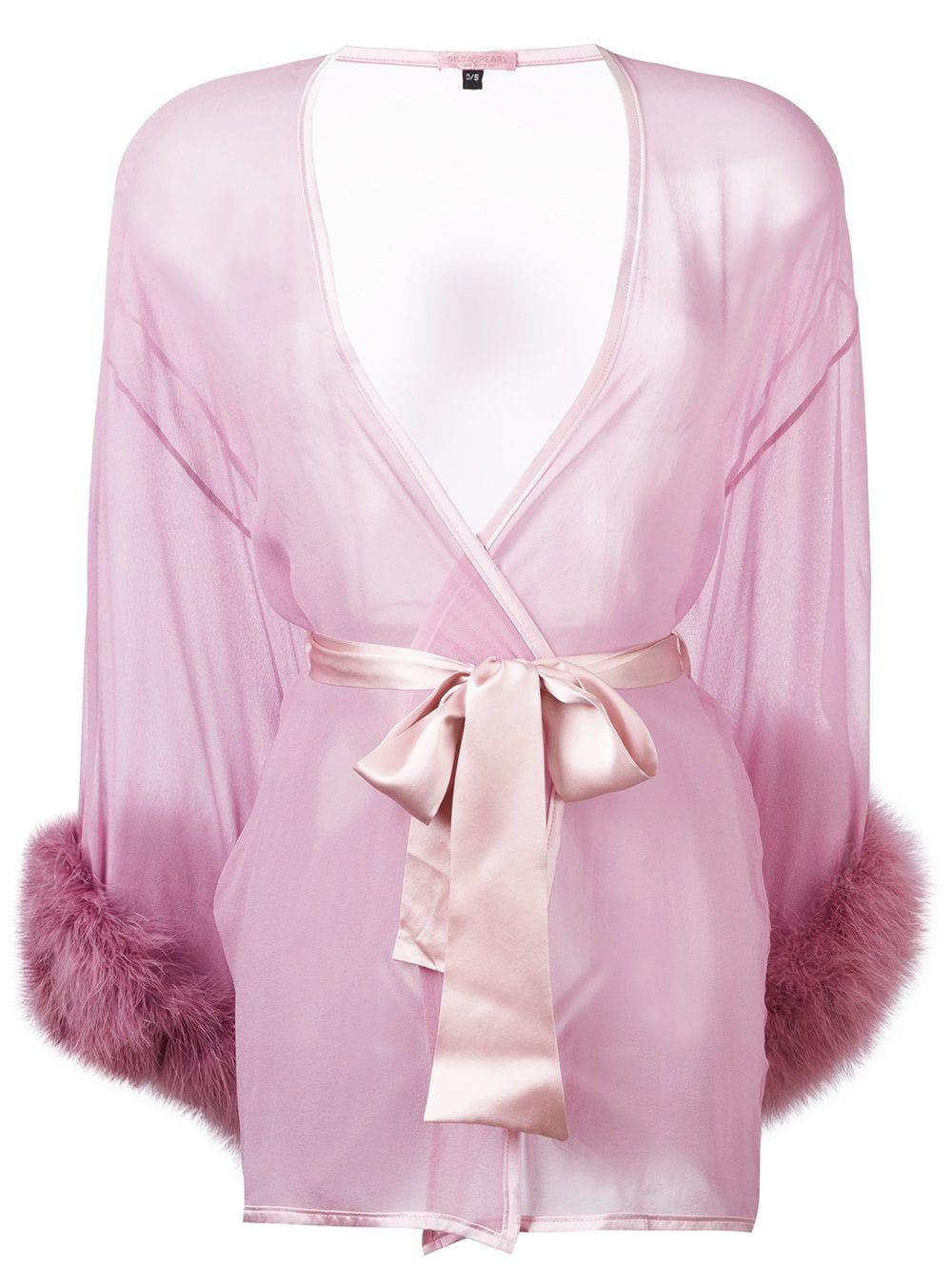 Diana sheer silk robe by GILDA&PEARL