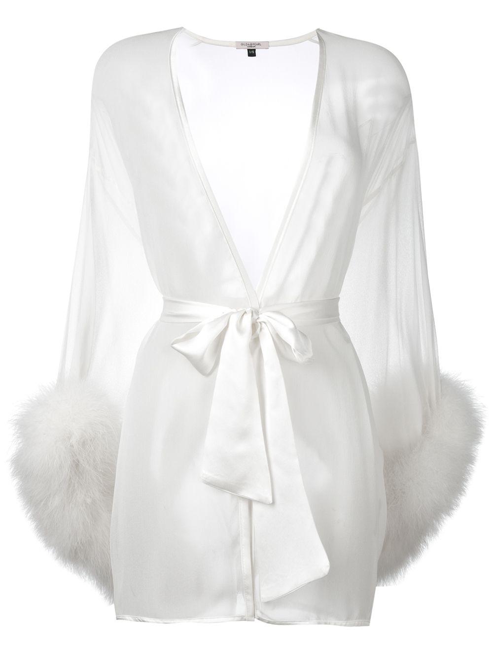 Diana sheer silk robe by GILDA&PEARL