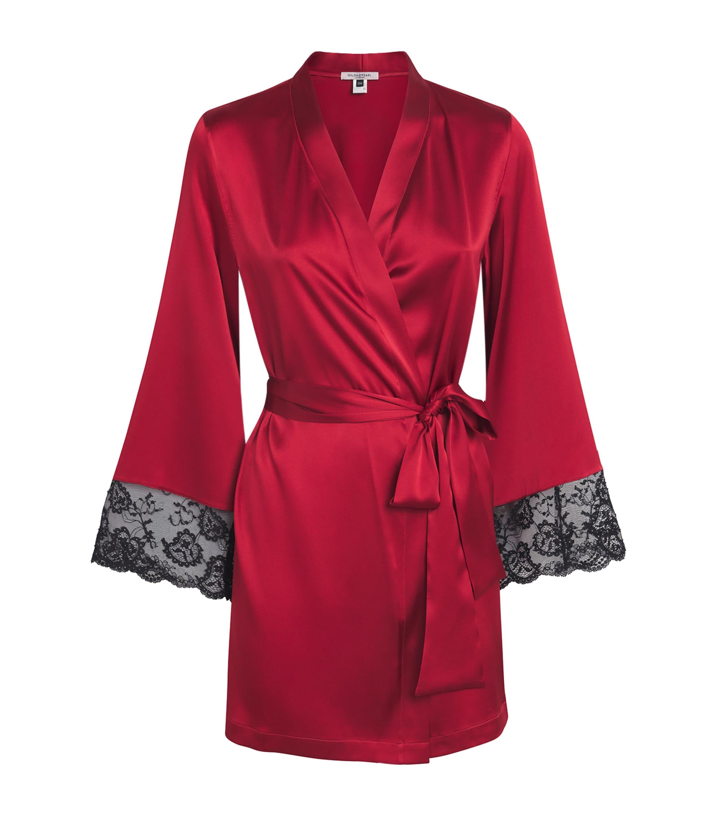 Gilda & Pearl Silk Muse Robe by GILDA&PEARL