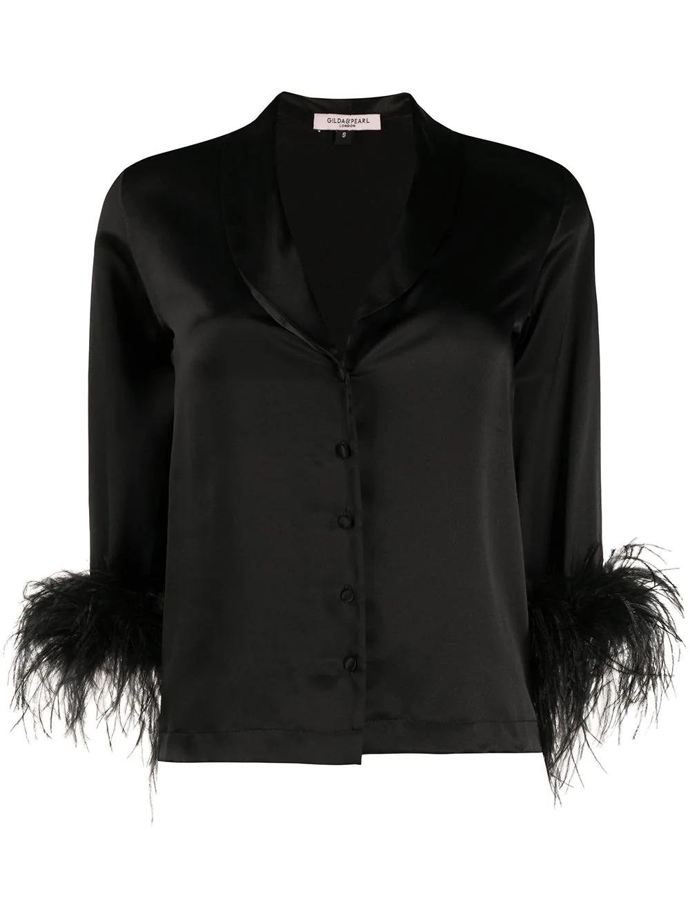feather cuff  Esme jacket by GILDA&PEARL