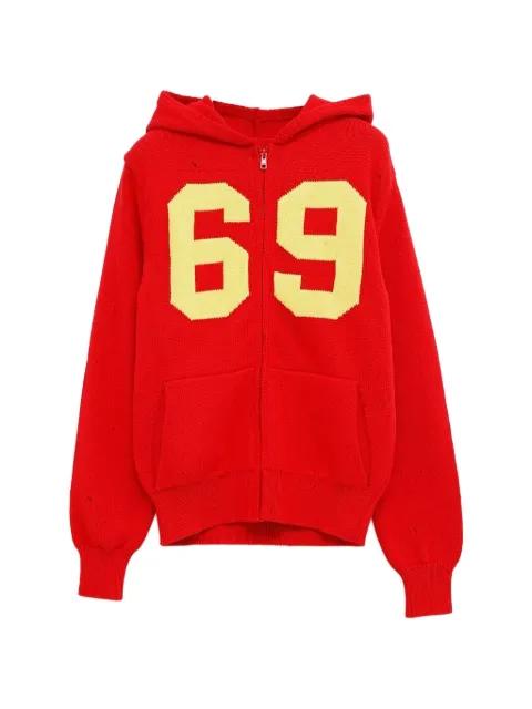 69 front-zip hoodie by GIMAGUAS