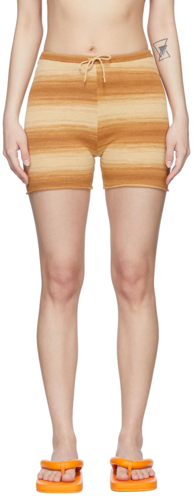 Beige Olivia Shorts by GIMAGUAS
