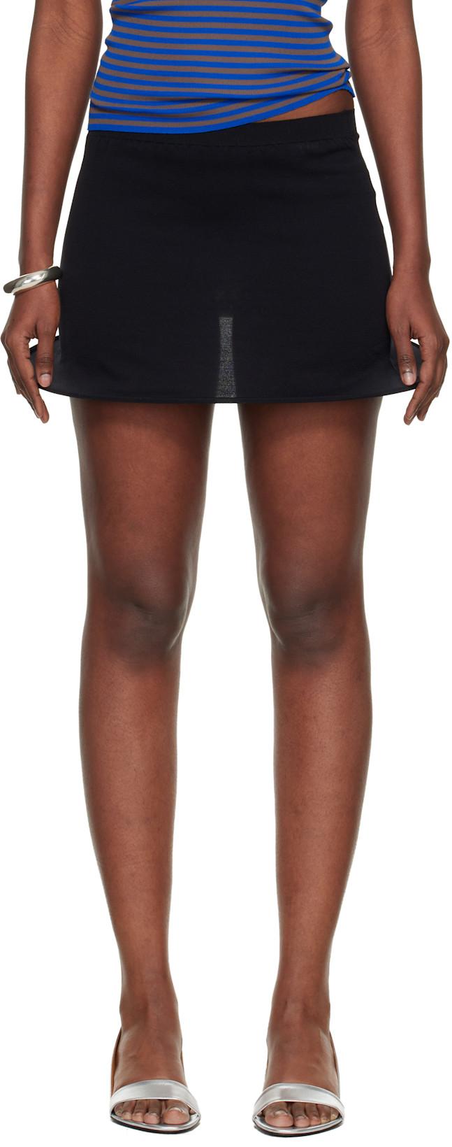 Black Fina Miniskirt by GIMAGUAS
