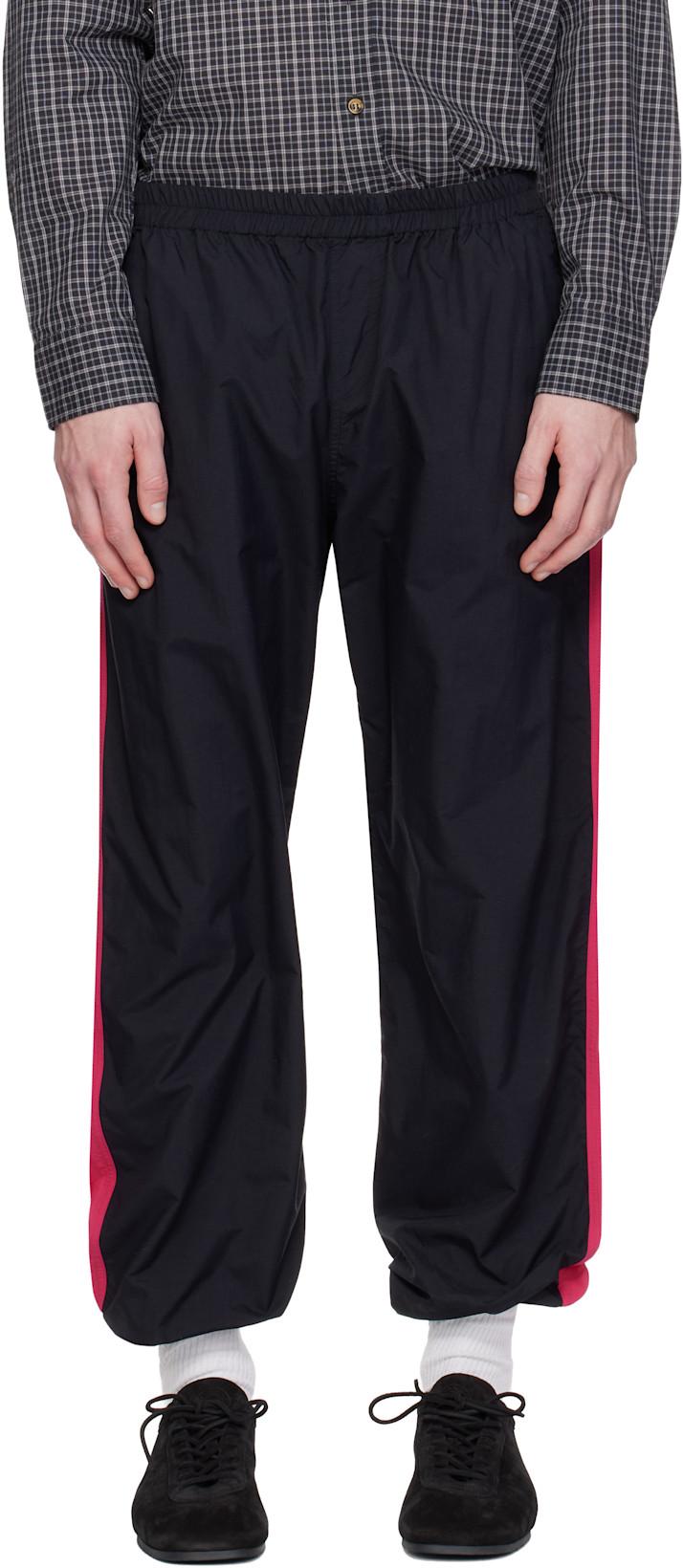 Black & Red Tyler Trousers by GIMAGUAS